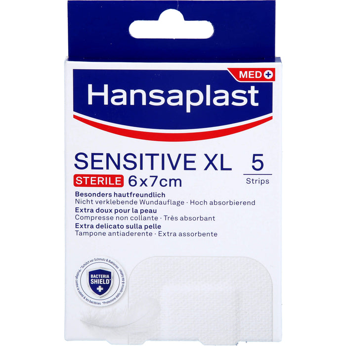 Hansaplast Wundverband Steril Sensitive 6x7cm, 5 pcs. Patch