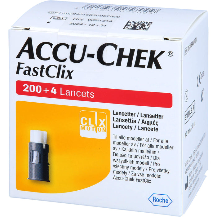 ACCU CHEK FastClix Lanzetten, 204 pc Dispositif