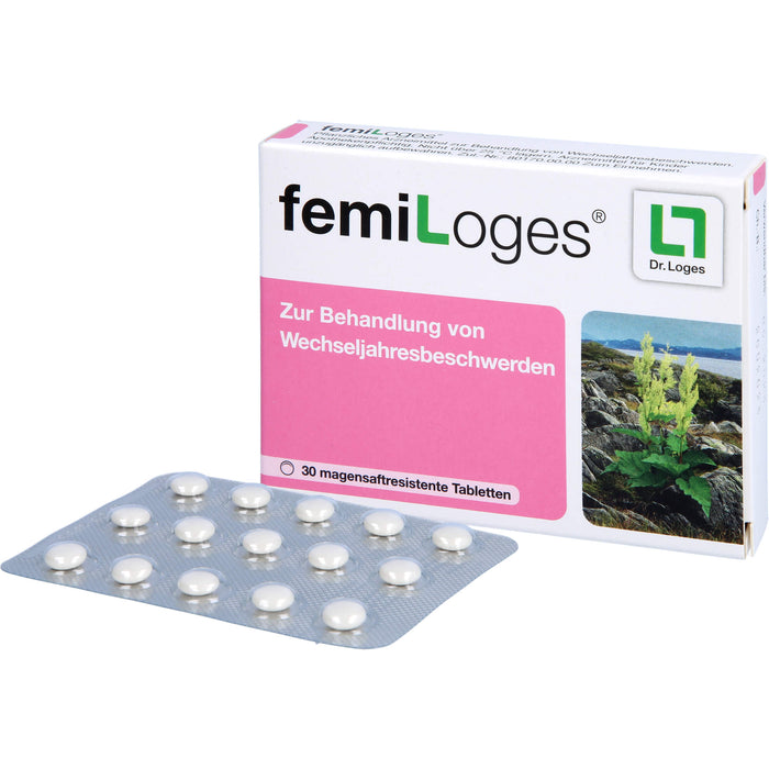 femiLoges Tabletten bei Wechseljahresbeschwerden, 30 pc Tablettes