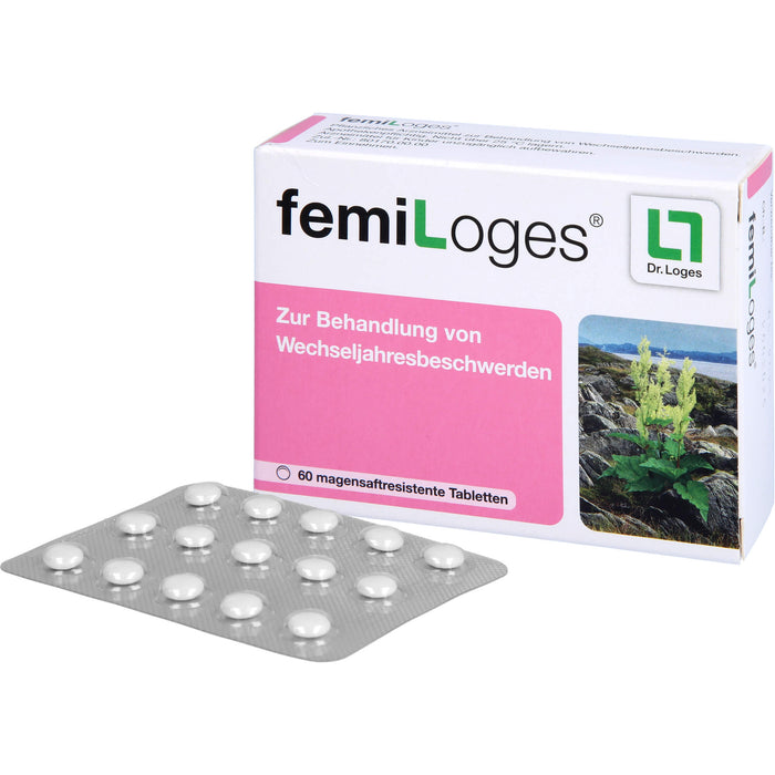 femiLoges Tabletten bei Wechseljahresbeschwerden, 60 pcs. Tablets