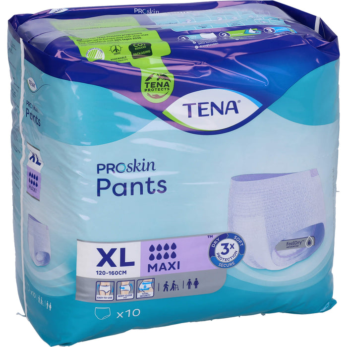 TENA Pants Maxi XL bei Inkontinenz, 10 pcs. Pants