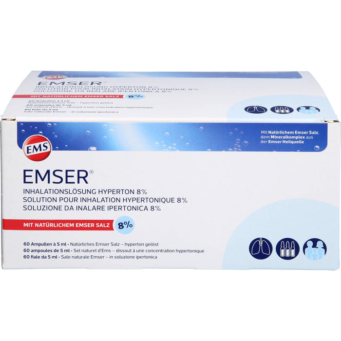 Emser Inhalationslösung hyperton 8%, 60X5 ml IHA