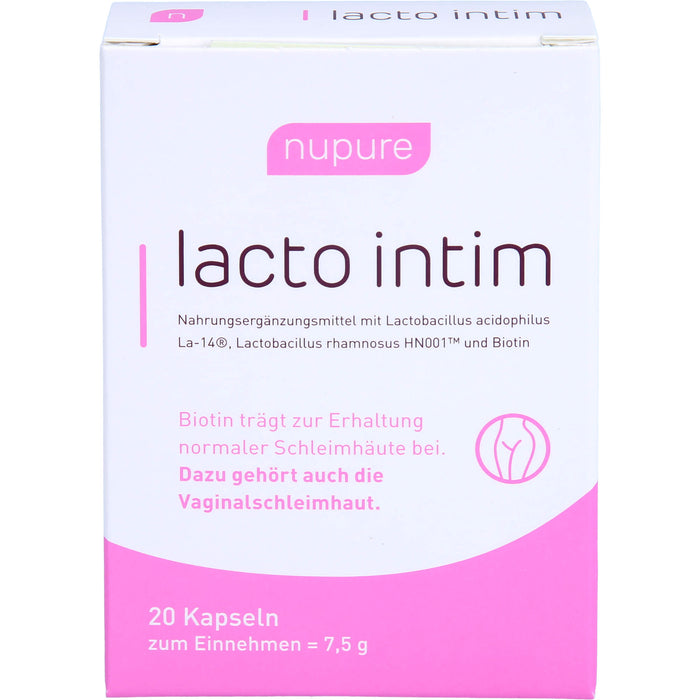 lacto intim - oral Probiotikum bei bakt. Vaginose, 20 St KMR