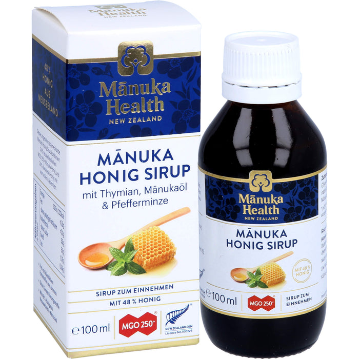 Manuka Health MGO 250+ Manuka Honig Sirup, 100 ml Lösung