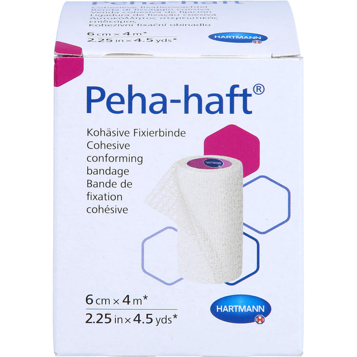 Peha Haft Fixierbinde latexfrei 6 cm x 4 m OTC, 1 pcs. Bandage