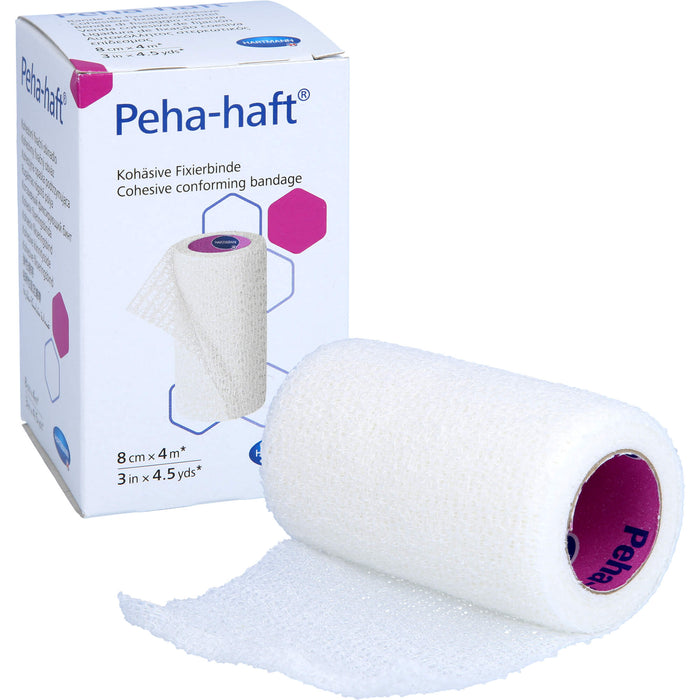 Peha Haft Fixierbinde latexfrei 8 cm x 4 m, 1 St. Binde