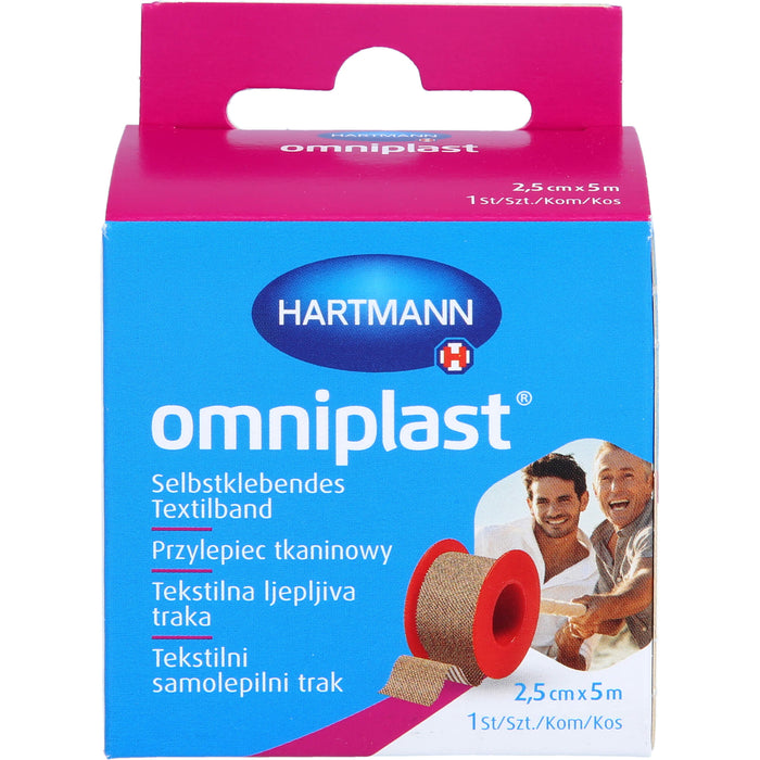 Omniplast 2,5 cm x 5 m OTC, 1 St PFL