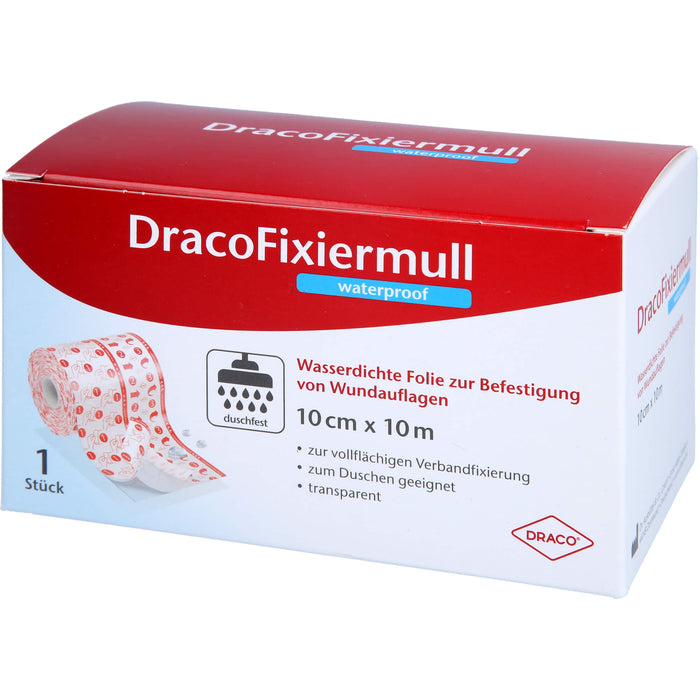 Draco Fixiermull waterproof 10cmx10m, 1 St VER