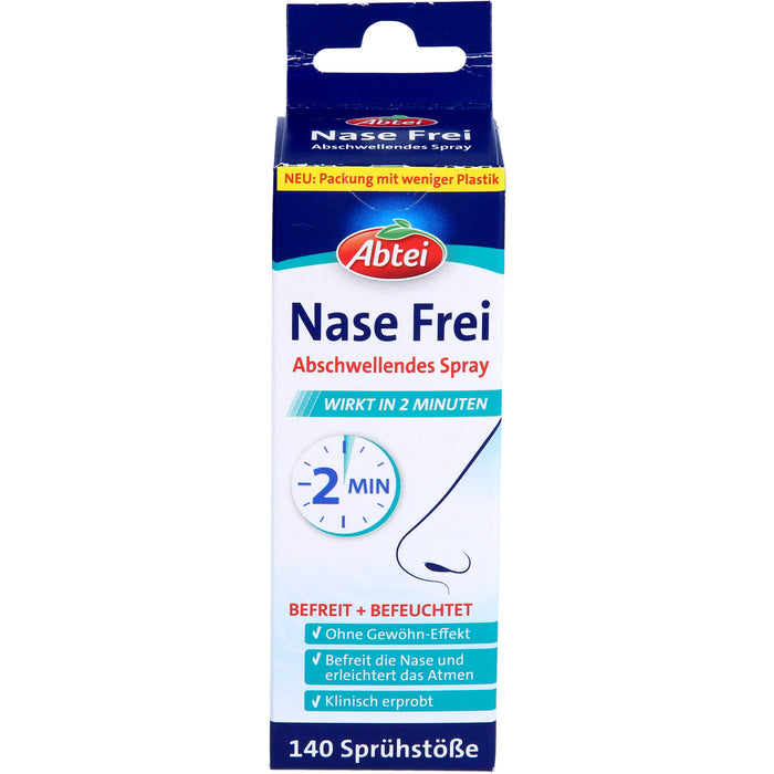 Abtei Nase Frei abschwellendes Nasenspray, 20 ml Lösung