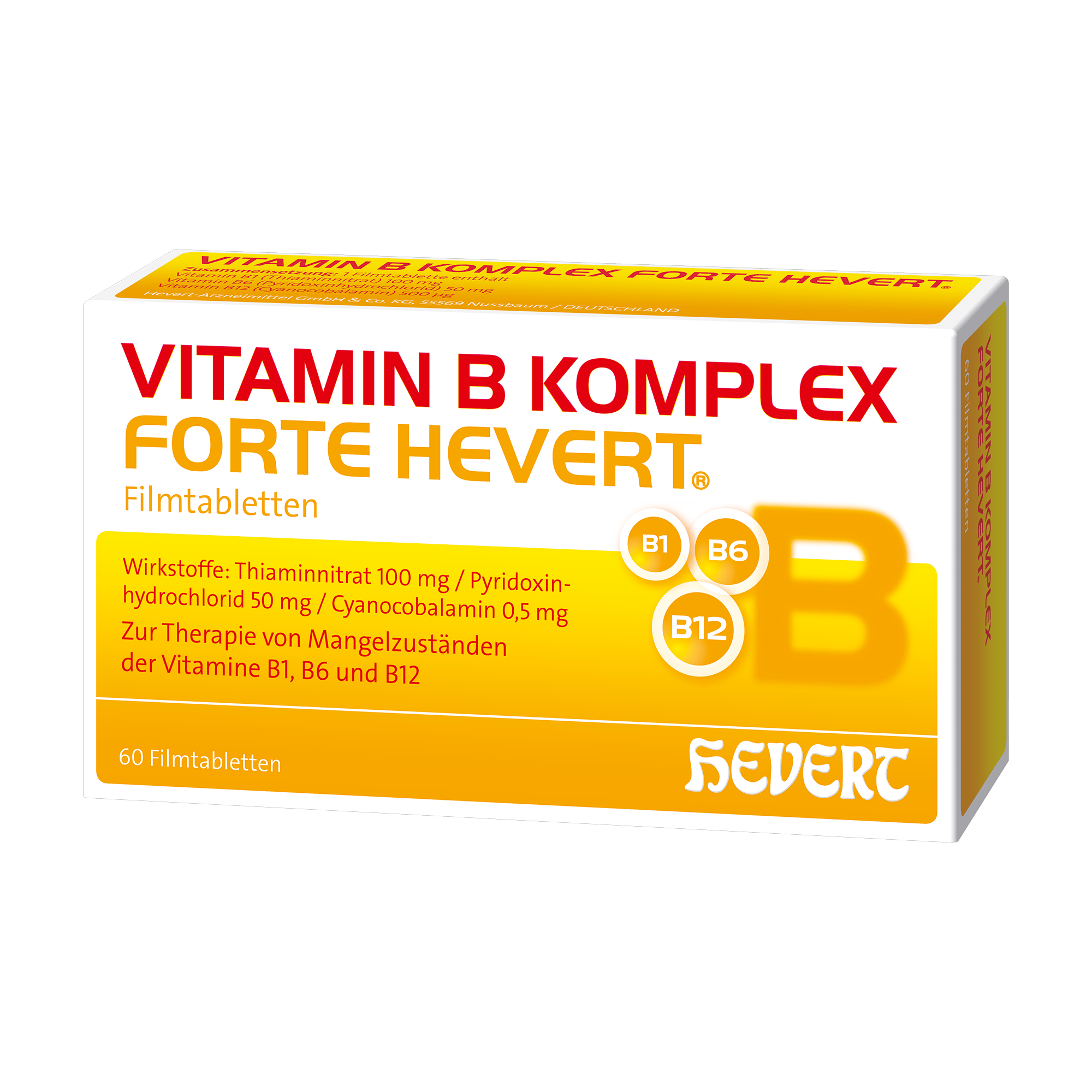 Vitamin B Komplex forte Hevert, 60 St. Tabletten