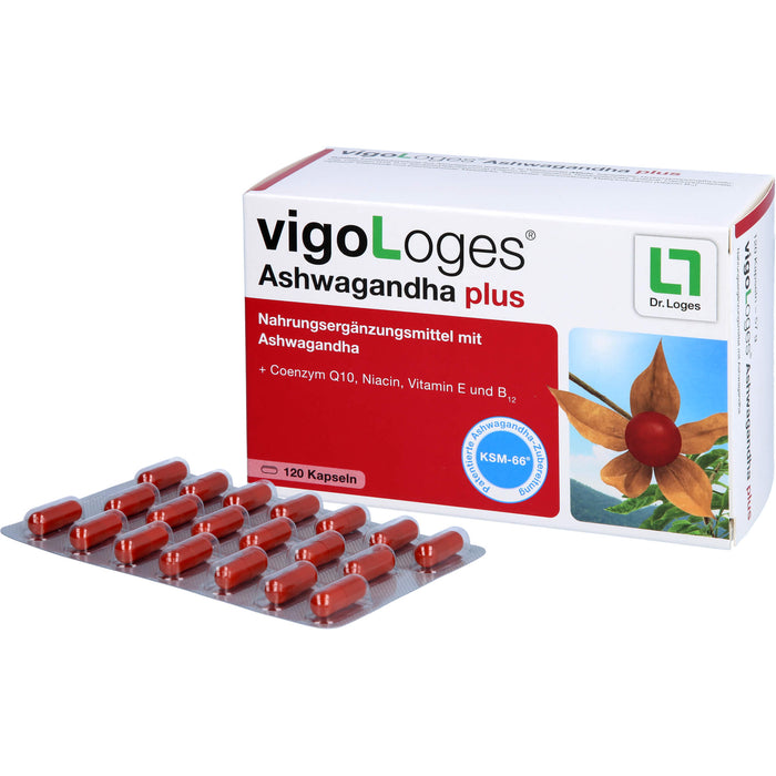 vigoLoges Ashwagandha plus Kapseln, 120 pcs. Capsules