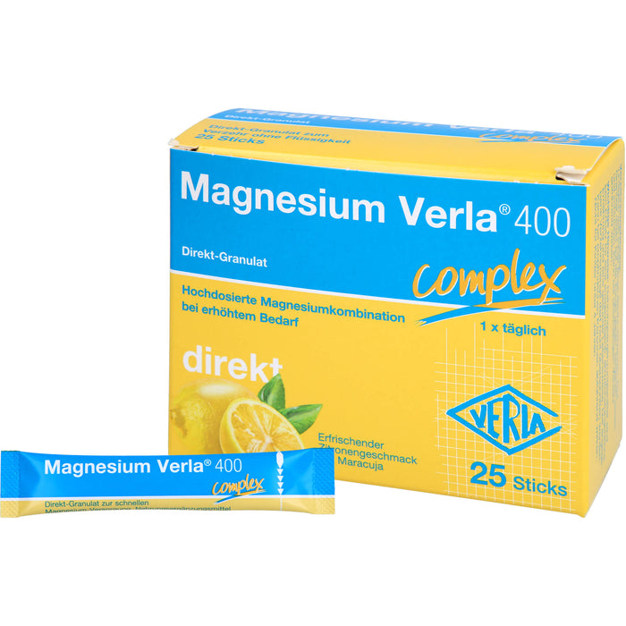 Magnesium Verla 400 Direkt-Granulat, 25 pc Sachets