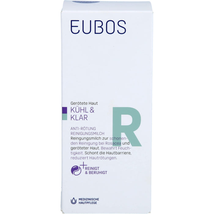 EUBOS KÜHL & KLAR Anti-Rötung Reinigungsmilch, 150 ml MIL