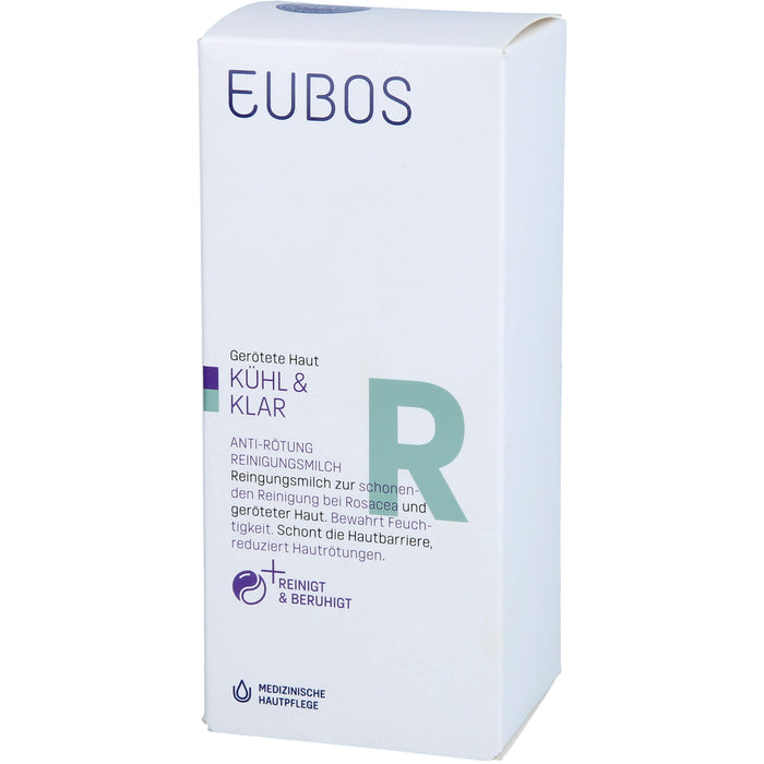 EUBOS KÜHL & KLAR Anti-Rötung Reinigungsmilch, 150 ml MIL