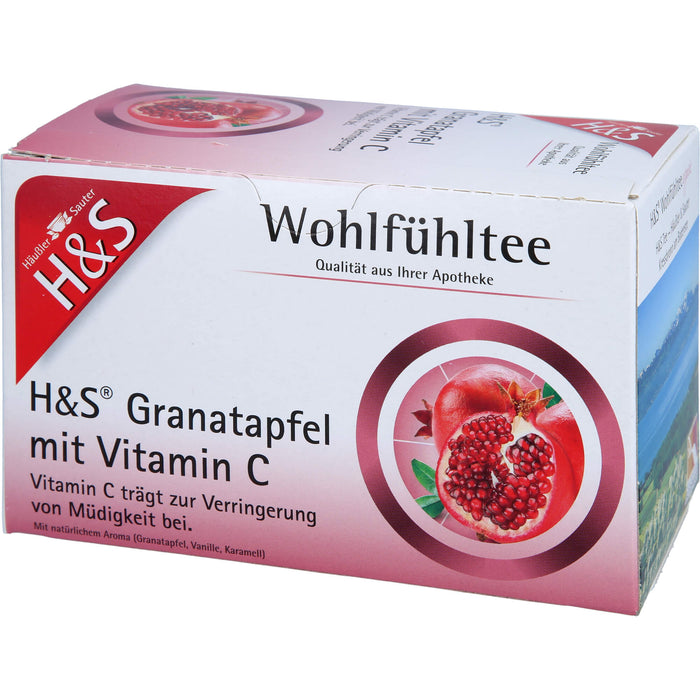 H&S Granatapfel mit Vitamin C, 20X2 g FBE