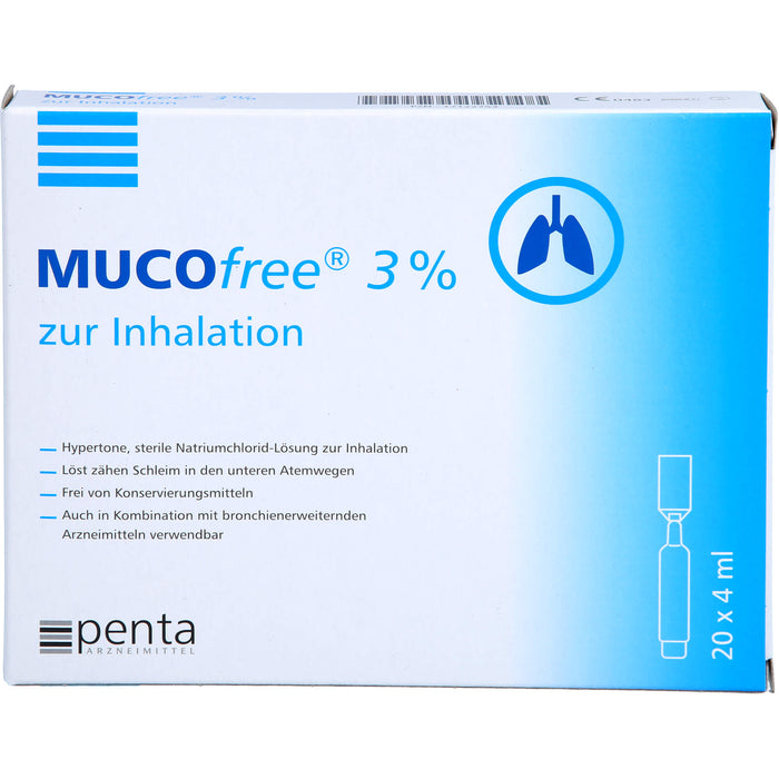 MucoFree 3% zur Inhalation, 20X4 ml LOV