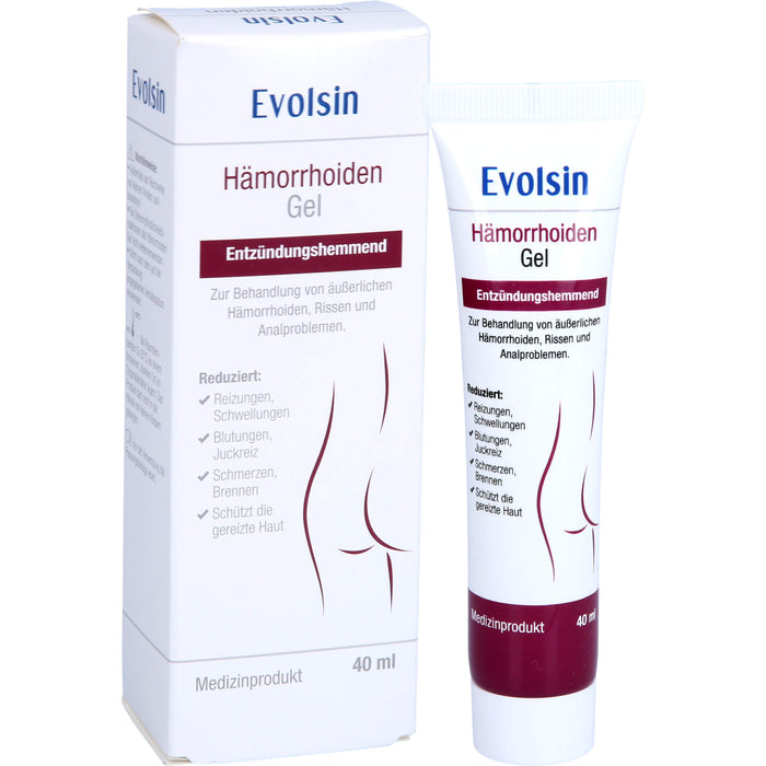 Evolsin Hämorrhoiden Gel, 40 ml GEL