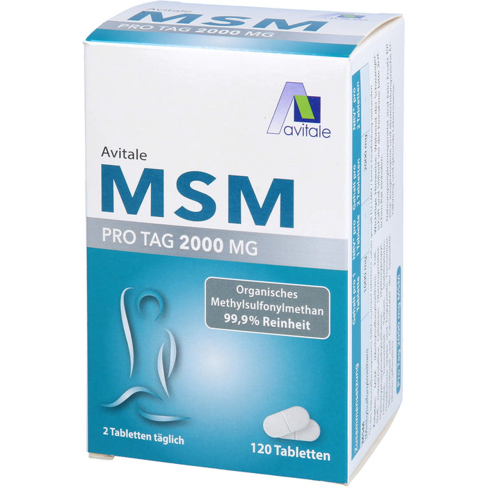 MSM 2000mg, 120 St TAB