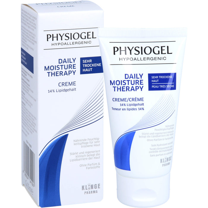 PHYSIOGEL Daily Moisture Therapy Creme für sehr trockene Haut, 75 ml Cream