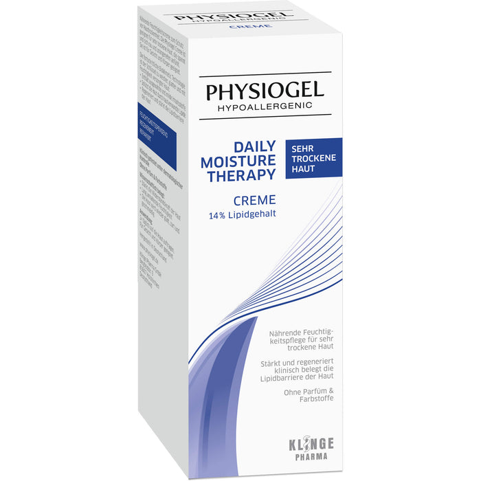 PHYSIOGEL Daily Moisture Therapy Creme für sehr trockene Haut, 75 ml Crème