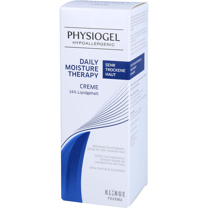 PHYSIOGEL Daily Moisture Therapy Creme für sehr trockene Haut, 150 ml Cream