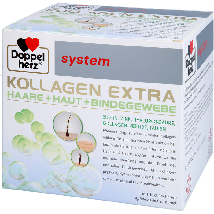 Doppelherz Kollagen Extra system Haare, Haut und Bindegewebe Lösung, 30 pc Biberons