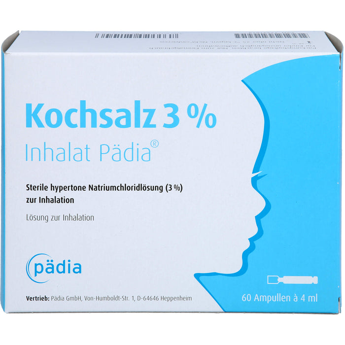 Kochsalz 3 % Inhalat Pädia, 60 pcs. Ampoules