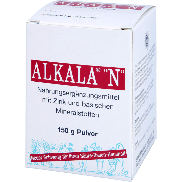 ALKALA N Pulver trägt zu einem normalen Säure-Basen-Stoffwechsel bei, 150 g Poudre