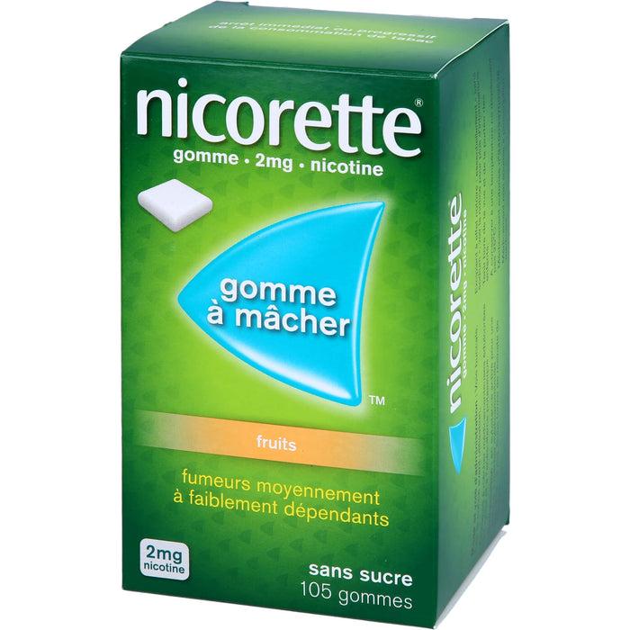 Nicorette 2mg Freshfruit, 105 St KGU