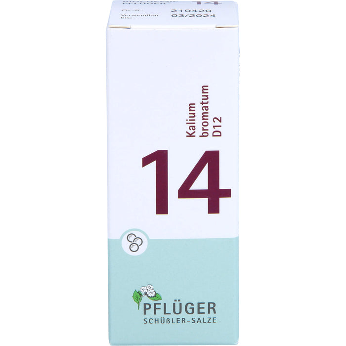 Biochemie Nr.14 Kalium bromatum D12 Pflüger Globuli, 15 g GLO