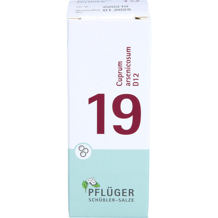 Biochemie Nr.19 Cuprum arsenicosum D12 Pflüger Globuli, 15 g GLO