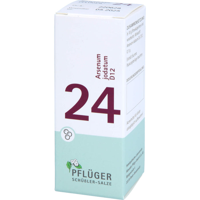 Biochemie Nr.24 Arsenum jodatum D12 Pflüger Globuli, 15 g GLO