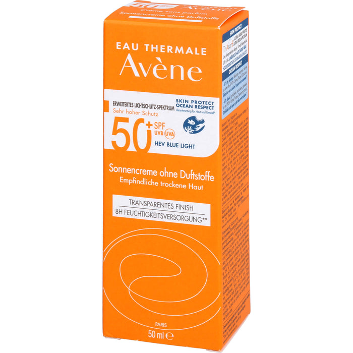 AVENE Sonnenfluid ohne Duftstoffe 50+, 50 ml CRE