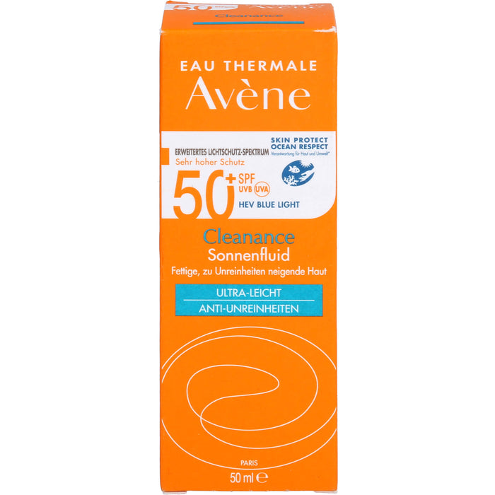 AVENE Cleanance Sonnenfluid 50+, 50 ml EMU