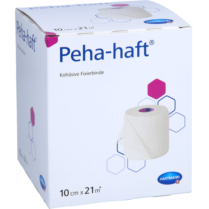 Peha-haft kohäsive Fixierbinde latexfrei 10 cm x 21 m, 1 pc Bandage