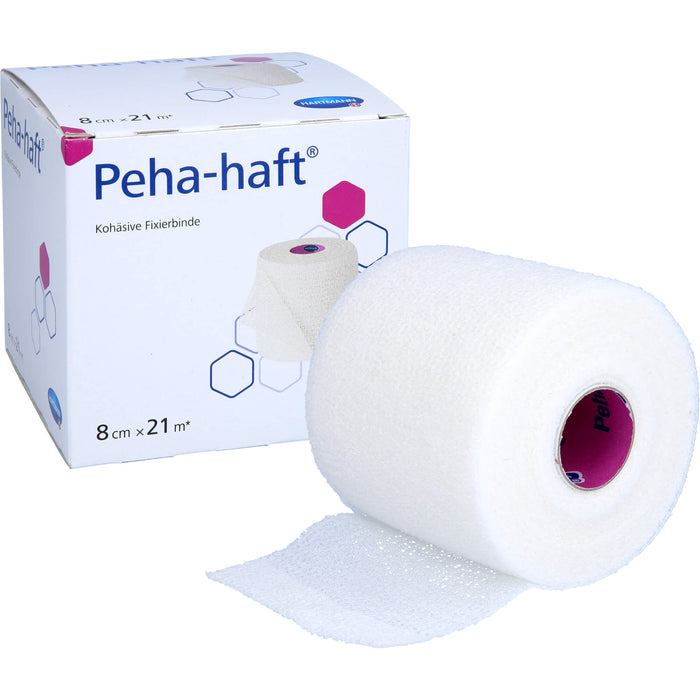 Peha-haft Fixierbinde latexfrei 8cm x 21m, 1 St BIN