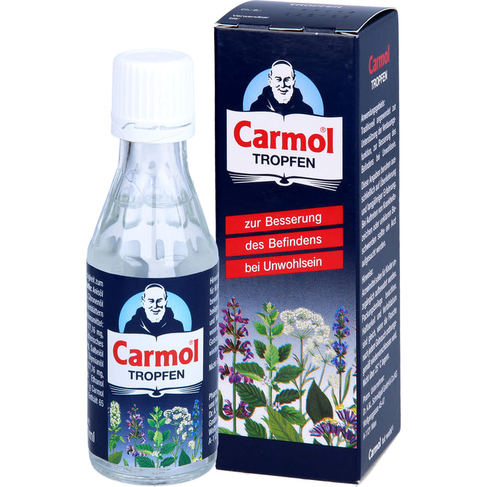 Carmol Tropfen zur Besserung des Befindens bei Unwohlsein, 40 ml Solution