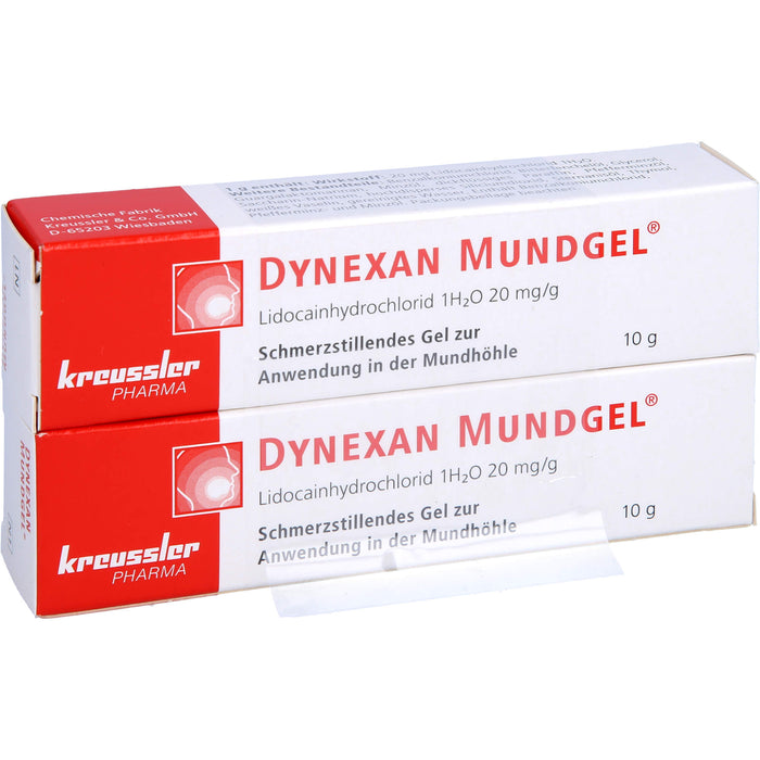 DYNEXAN Mundgel, 2% Gel, 2X10 g GEL