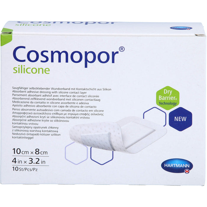 Cosmopor silicone 10x8cm P10, 10 St VER