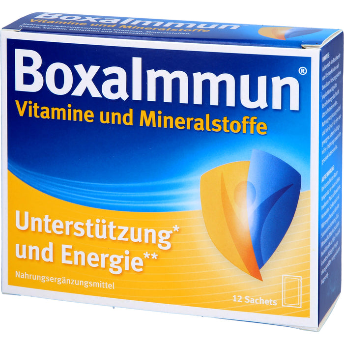 BoxaImmun Vitamine und Mineralstoffe Beutel, 12 pc Sachets