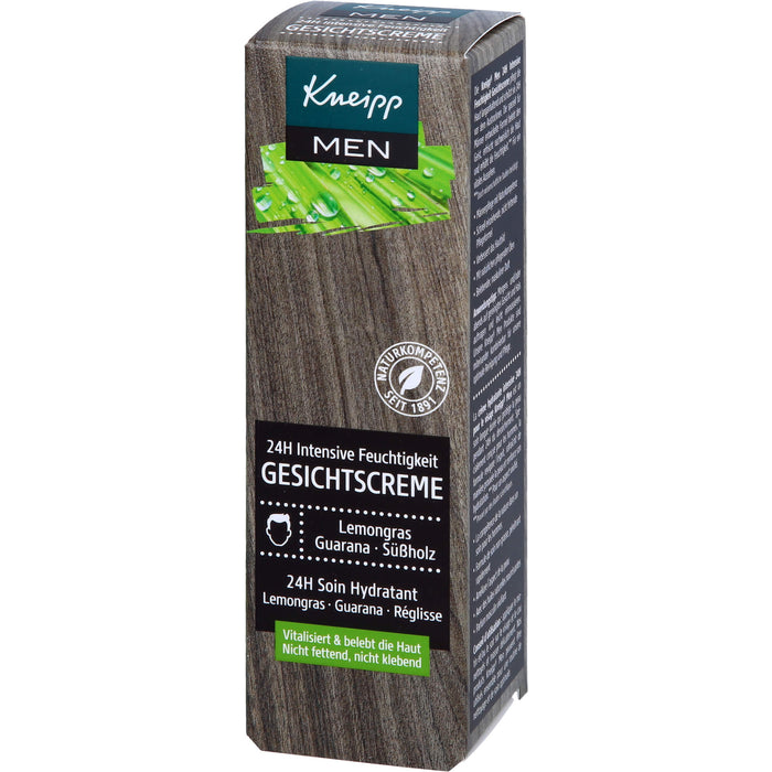 Kneipp MEN 24H Intensive Feuchtigkeit Gesichtscre., 50 ml CRE