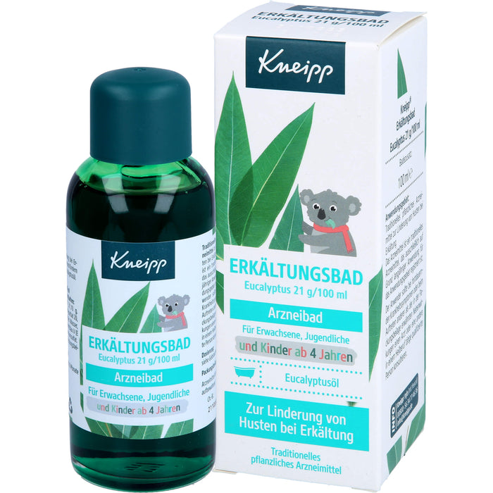 Kneipp ERKÄLTUNGSBAD Eucalyptus 21 g/100 ml, 100 ml BAD