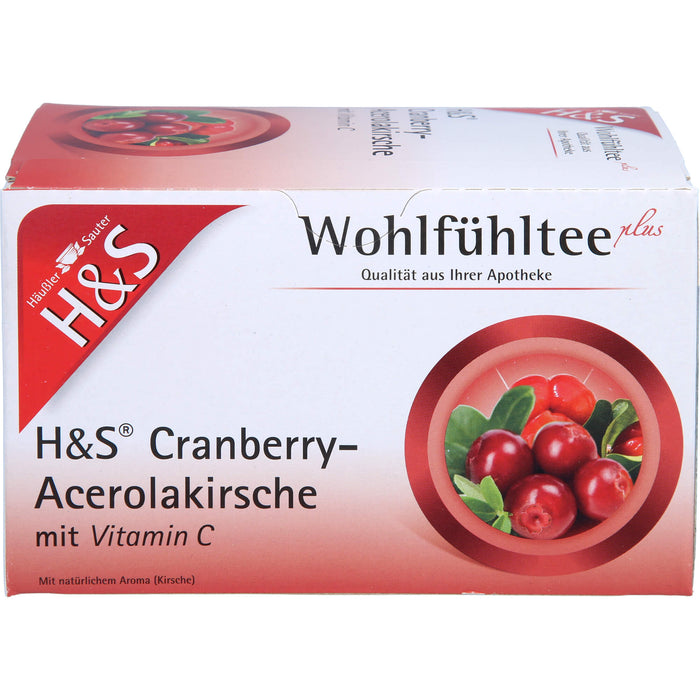 H&S Cranberry-Acerolakirsche mit Vitamin C, 20X2.8 g FBE