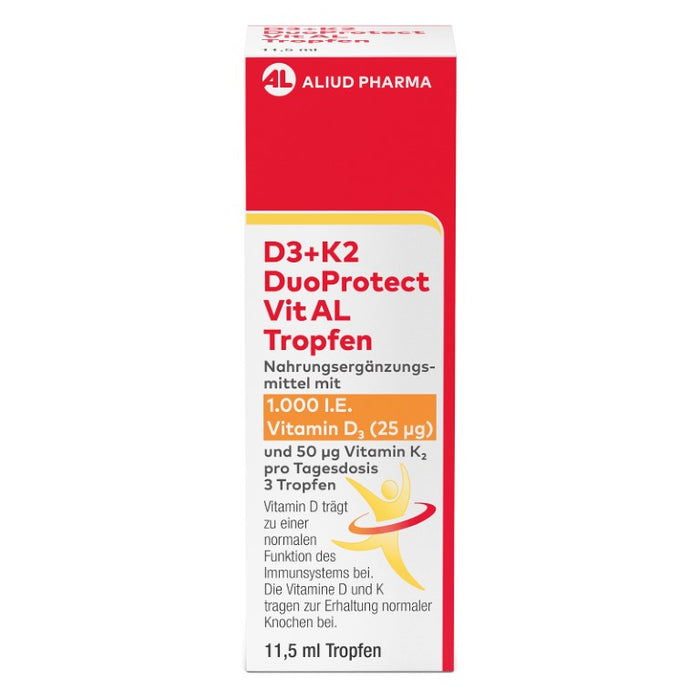 D3+K2 DuoProtect Vit AL 1000 I.E./50 ug Tropfen, 11.5 ml Solution