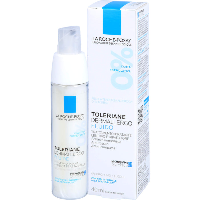 LA ROCHE-POSAY Toleraine Dermallergo Fluid täglich reparierendes Feuchtigkeitsfluid, 40 ml Cream