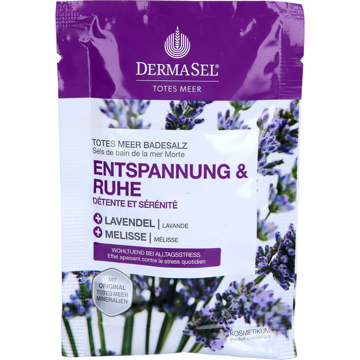 DermaSel Totes Meer Badesalz Entspannung & Ruhe, 80 g SLZ