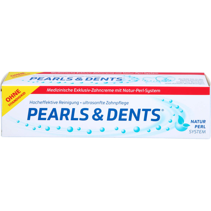 PEARLS & DENTS Exklusiv-Zahncreme ohne Titandioxid, 100 ml Dentifrice