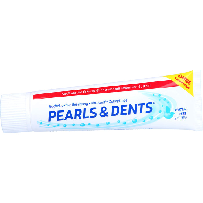 PEARLS & DENTS Exklusiv-Zahncreme ohne Titandioxid, 100 ml Toothpaste