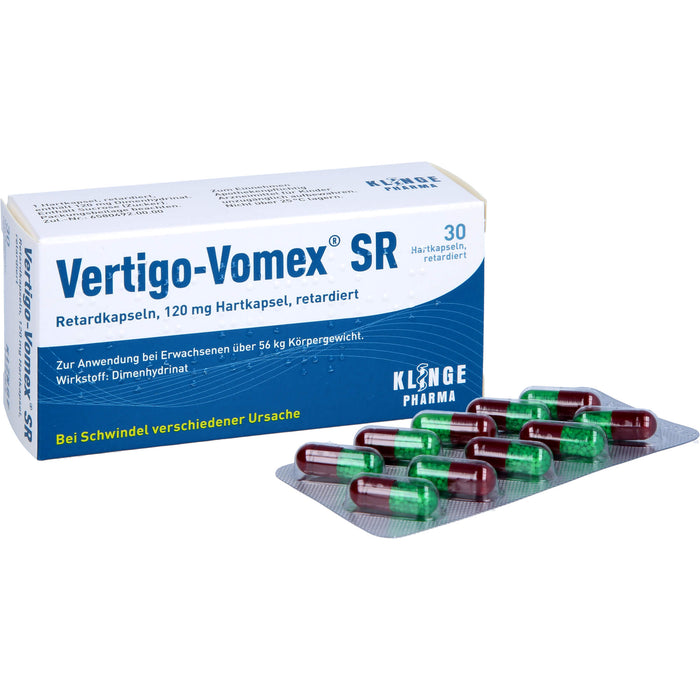 Vertigo-Vomex SR Retardkapseln 120 mg Hartkapsel, retardiert, 30 St REK