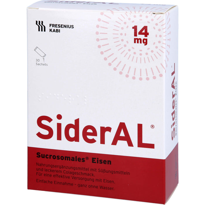 SiderAL Eisen 14mg Cola Sachets, 30 St GRA